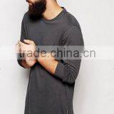 2016 China Manufacturers Summer Men Short Sleeve Double Sided Zipper100coton t Shirt thumbnail-3