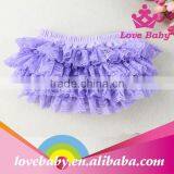 New Arrival Beatutiful Baby Wholesale Summer Underwear Girl Lace Bloomer thumbnail-5