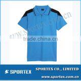 2015 Hot-sell Top Quality New Designs Raglan Sleeve Breathable Sports Men Zipper Polo Shirt MZ0164 thumbnail-1