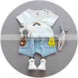 S17375A 2017 Popular Short-sleeved Boy T-shirt 100% Cotton Children T-shirt thumbnail-2