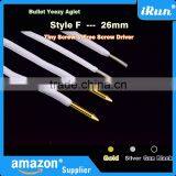 (MOQ:100pcs) Yeezy Lace With Metal Bullet Tips With Tiny Screws - Yeezy Lace With Screw Metal Bullet Tips - Free Screwdrivers thumbnail-4