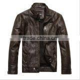 Early Spring Newest Design Leather Man Pu Jackets Leather Motorcycle Jacket Bulletproof Leather Jacket thumbnail-4
