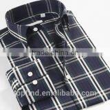 Fashion New Style European & American Western Grey and Black Plaid Shirt for Men thumbnail-1