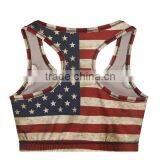 Women Running Vest Undershirt With United States Flag Printing thumbnail-4