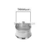 12mm Stainless Steel Ear Stretcher Expander Cylinder Silver Tone Body Jewellery Piercing thumbnail-2