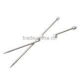 Custom 34.7cm Double Stainless Steel Single Pointed Knitting Needles thumbnail-3