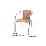 Sell Alu rnd Rattan Chair