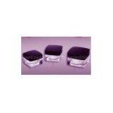 Square Plastic Jar With Flat Cap thumbnail-2