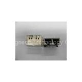 1000 BASE 2-Port Tab Down PCB RJ 45 Network Connector with Transformers, EMI