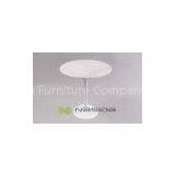 Small White Fiberglass Contemporary Eero Saarinen Tulip Side Table for Coffe Bar