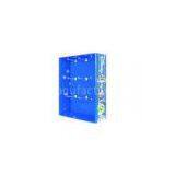 Little Cosmetic Cardboard Hook Display Stands Retail With Matte Lamination