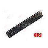 UTP Rj45 48 Ports Cat6 Patch Panel Unshielded 8p8c Network CE ROHS REACH