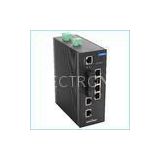 High speed Industrial 8 port gigabit ethernet switch , fibre optic network switch for surveillance o