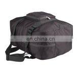 Black Printed Lightweight Water Resistant Travel Folding Gym Bag thumbnail-3
