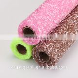 100% Pet flower packing material Snow Flake Flower Wrapping Mesh