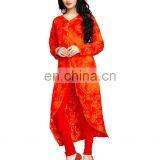 Hot Selling Party Wear Rayon Printed Kurti 2017 (Tops Designs) thumbnail-1