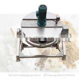 Industrial Tilting Jacketed Kettle Food Gas Cooking Pot With Mixer thumbnail-3