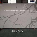 Artificial calacatta white quartz stone slabs