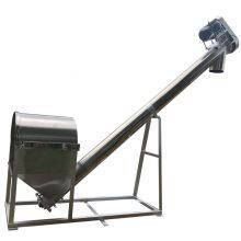 Stainless steel sugar / flour / coffee / powder flexible screw conveyor , feeder for malt elevator
