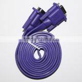 15 Pin ( 3+4 ) Male to Male FLAT VGA CABLE With Gold or Nickel Plated Connector thumbnail-3