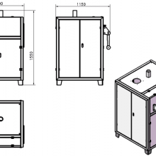 YJX-FB-200 Онлайн пластиковый краевой ободочный материал дробильная машина thumbnail-2