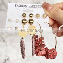 Multiple Styles Gift Earing Temperament Tassel Sets Stud Girl Earring Set thumbnail-4