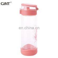 GINT New Desgin Double Wall 370ml Glass Water Bottle With Pattern thumbnail-2