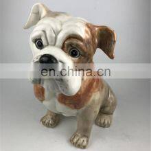 Dog Cartoon Shaped Ceramic Treat Pet Containers Canister Set Candy Cookie Jar With Lid Home Decorations thumbnail-4