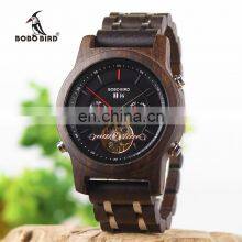 BOBO BIRD Fashion Luxury Handmade OEM Automatic Mechanical Wood Watch for Men and Women thumbnail-3