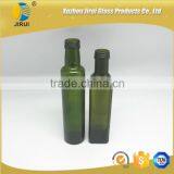 250ml Round Dark Green Glass Bottles for Olive Oil thumbnail-5