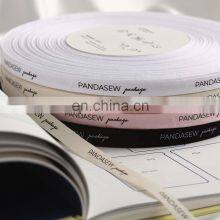 PandaSew High Quality Personalized 100% Natural Cotton RibbonTape for Gift Packaging,Ribbons With Custom Logo thumbnail-2
