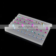 Jewelry Store Exhibitor Custom Acrylic Ring Block Display Acrylic Earring Tray