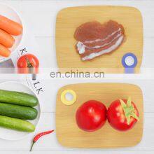Small Organic Bamboo Wood Cutting Board Set Fruit Cutting With Hole thumbnail-5