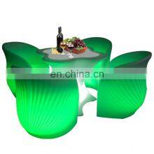 Light up Tall Bar Table Led Light Bar Cocktail Furniture Tables and Chairs Banquet Lighting Led Cocktail Bar Table thumbnail-5