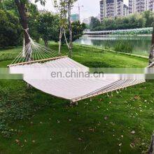2021 Travel Cotton Adult Tree Hanging Garden Folding Swing Outdoor Camping Hammock thumbnail-4