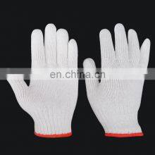 Custom Logo Industrial Grip Knit Durable Safety Labour Protection Working White Cotton Gloves For Gardening thumbnail-5