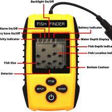 Handheld Fish Finder, Portable Fishfinder Fish Depth Finder With Sonar Sensor Transducer and LCD Display thumbnail-3