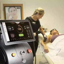 Dispositivo de depilación y belleza con sistema Android vertical, resolución alta de 4K, diodos superiores SR HR de 808 nanómetros. Certificado CE thumbnail-5