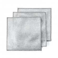 Silver Wire Dish Washing Rag Multipurpose Non-Scratch Cleaning Cloths for Kitchen Use