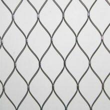 304/316 Edelstahl-Rauten-Kabelnetz für Treppenbeschläge und Zoo-Nutzung thumbnail-5