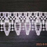 2016 Fashion Embroidery Cotton Lace Fabric Barcode Lace for Garment thumbnail-4