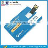 Promotional Custom Logo Usb Card, 100% Real Capacity Credit Card Usb 2.0, Cheapest Factory