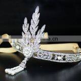 Gatsby Hot Sale Top Quality Bridal Tiara Rhinestone Hair Accessories thumbnail-5