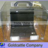 Polycarbonate Clear Case with Lap Top inside