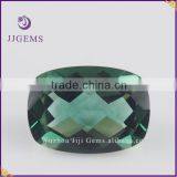 Bulk Whoesale Cushion Synthetic Green Quartz Gemstone