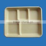 Disposable Biodegradable Tray With 5-compartment