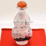 Chinese Antique Custom Handpainted Snuff Bottle thumbnail-6