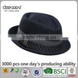 OEM Classic Wool Felt Hat Wholesale Fedora Men Hat