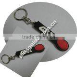 Advertising 2014 Fashion Custom Logo Soft Rubber Lip Balm Keychain For Promotion thumbnail-1
