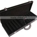 Custom Leather Poker Chip Set for 500 Chips thumbnail-3